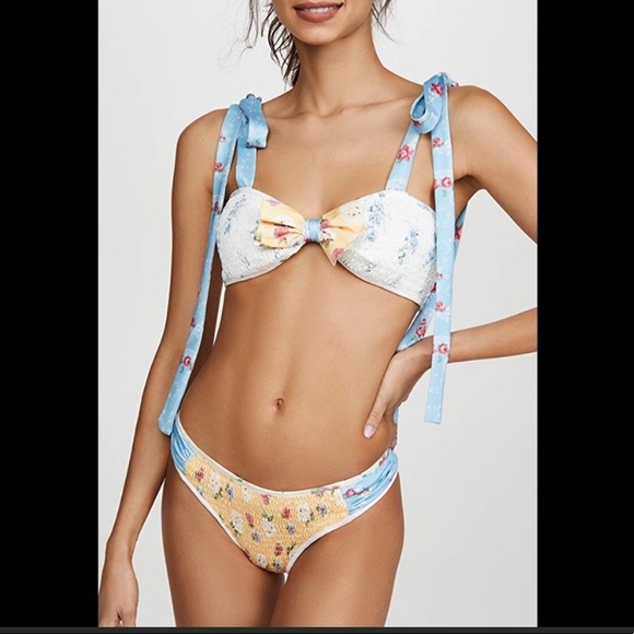 LoveShackFancy Other - NWOT LOVESHACKFANCY Ginger floral print bikini